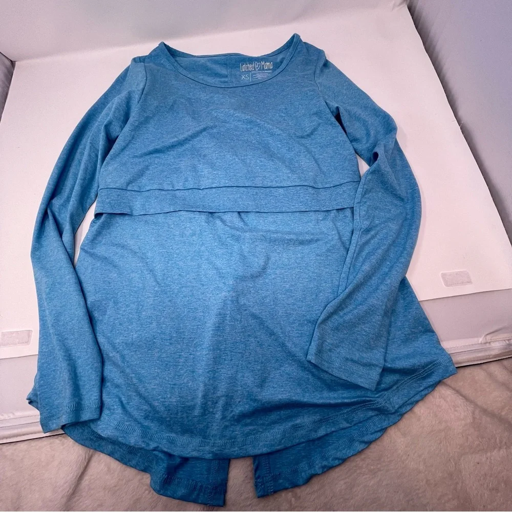 Latched Mama Nursing Long Sleeve Tops size XS lot of 4 - Picture 7 of 16
